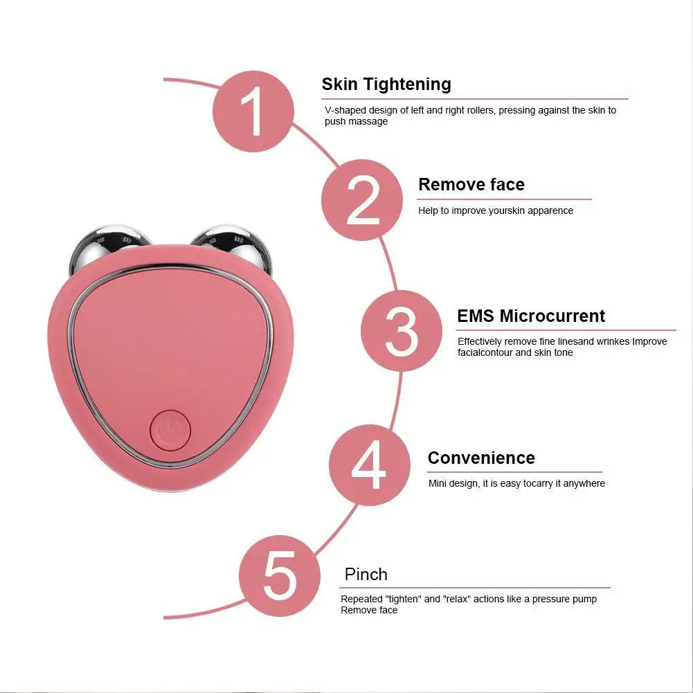 EMS Face Lift Massager Machine Roller