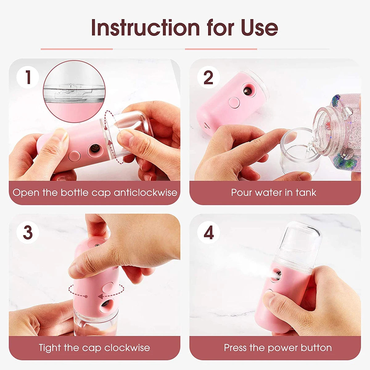 Portable Mini Facial Steamer